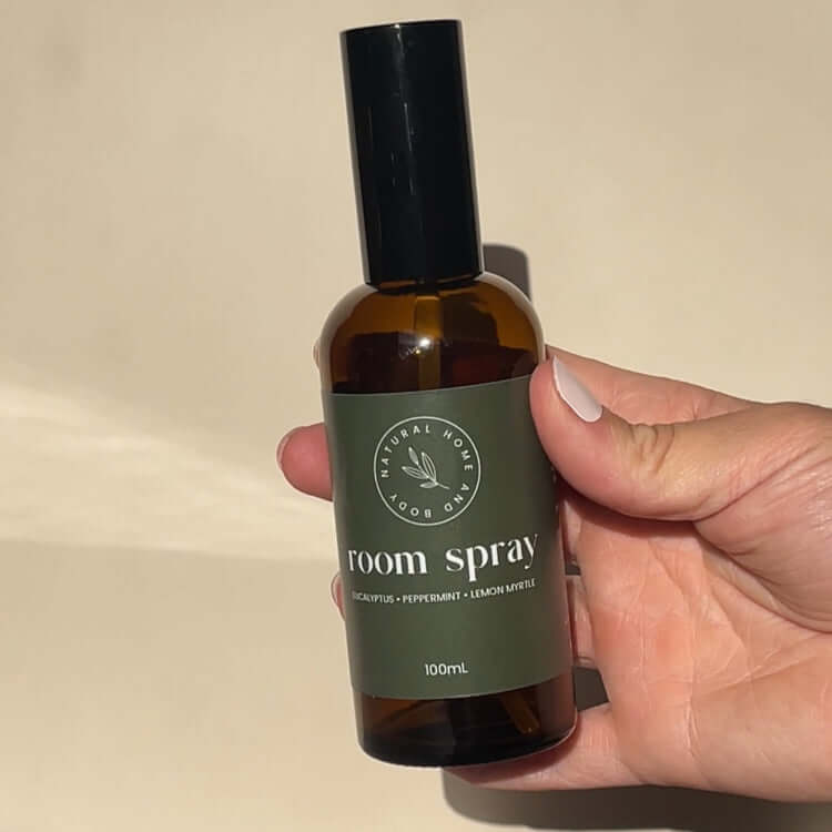 Eucalyptus peppermint and lemon myrtle room spray