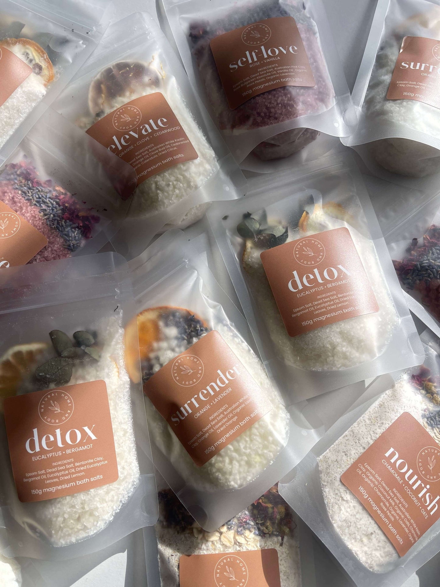 Magnesium Bath Salts Collection