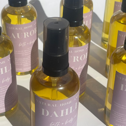 Bath & Body Oil - Rose Lemon and Sandalwood